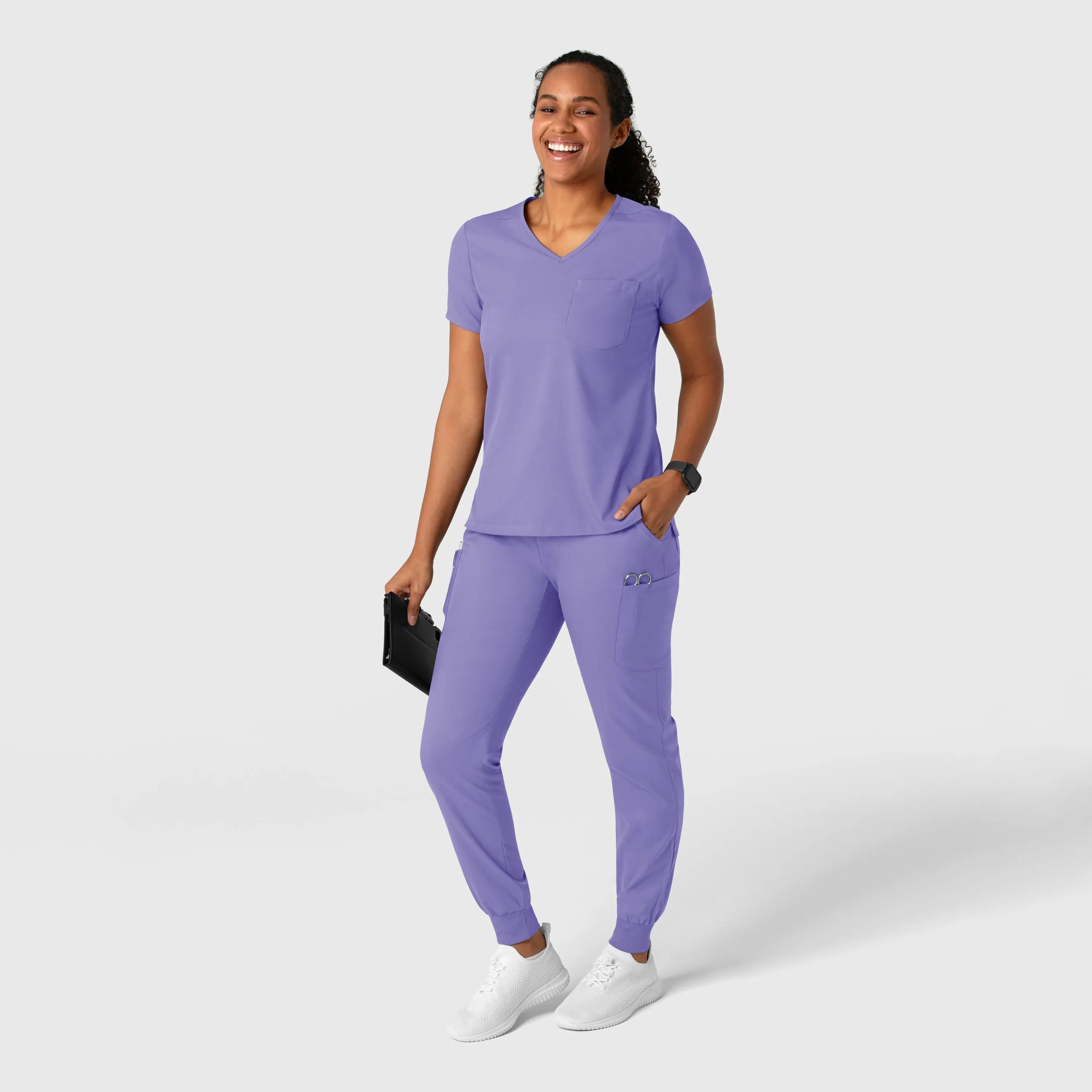 Boundless 5151 Jogger Scrub Pants Iris Purple