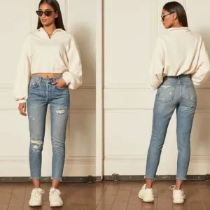 Boyish Billy High Rise Authentic Rigid Skinny Jeans in Far Country