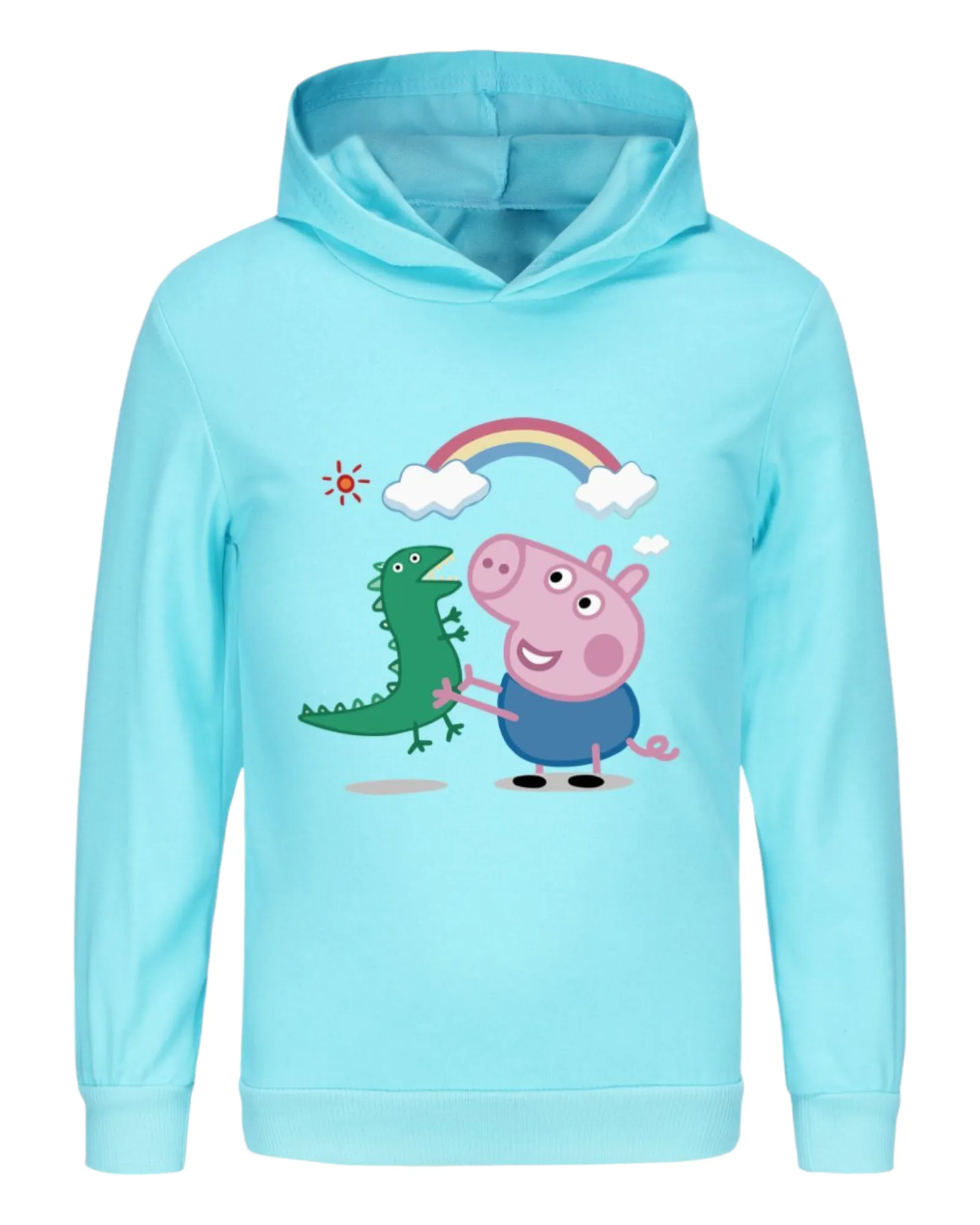 Boys' Graphic Hoodie with George Pig Design