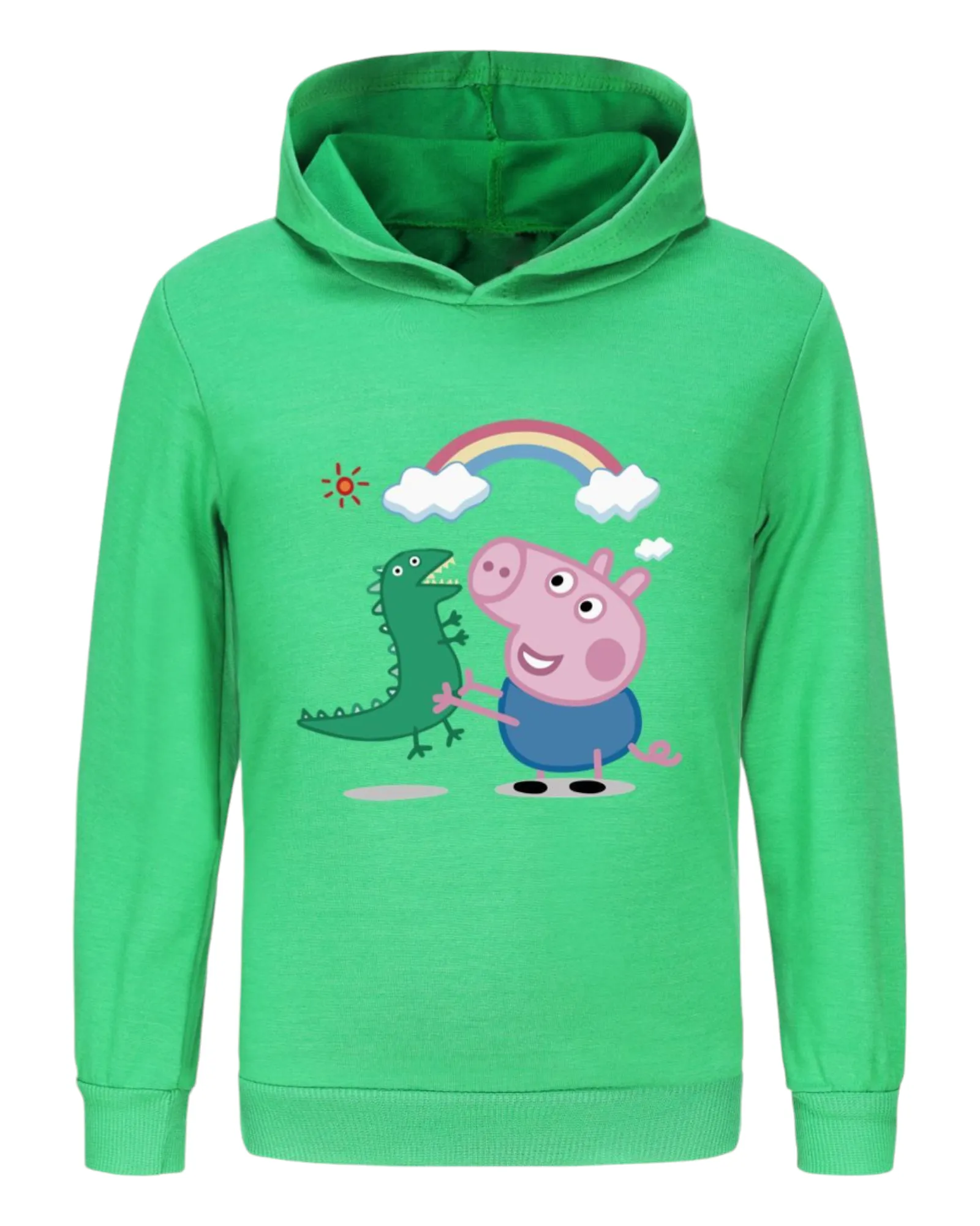 Boys' Graphic Hoodie with George Pig Design