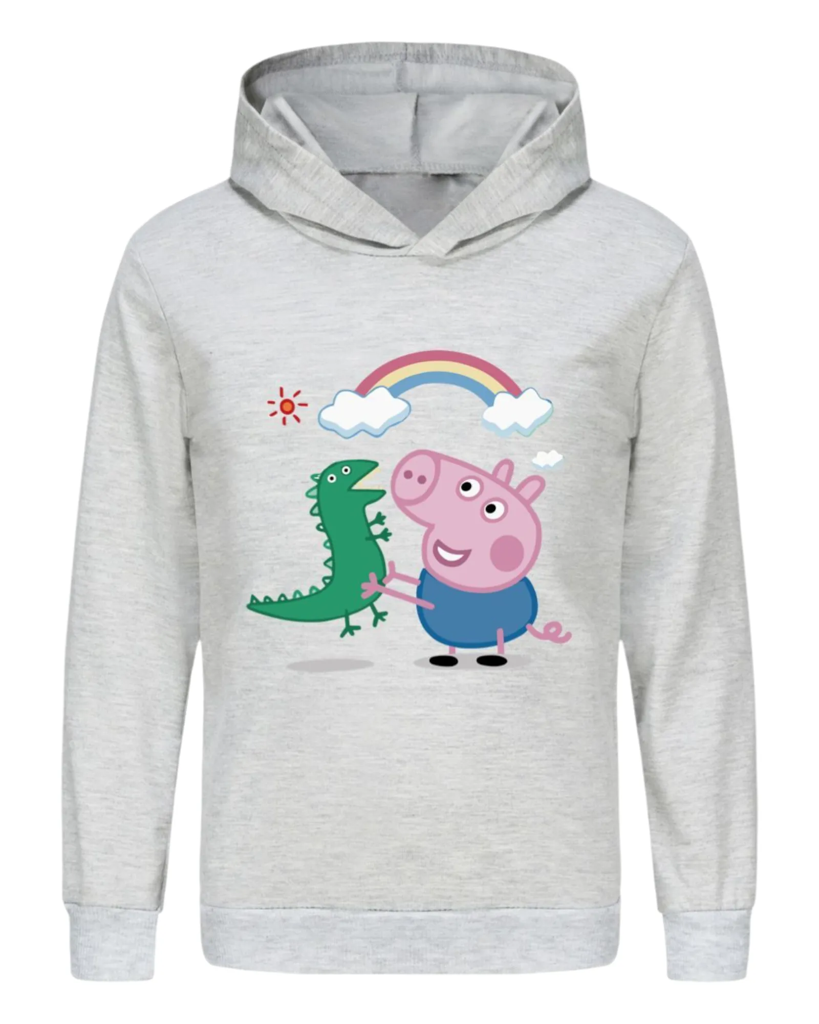Boys' Graphic Hoodie with George Pig Design