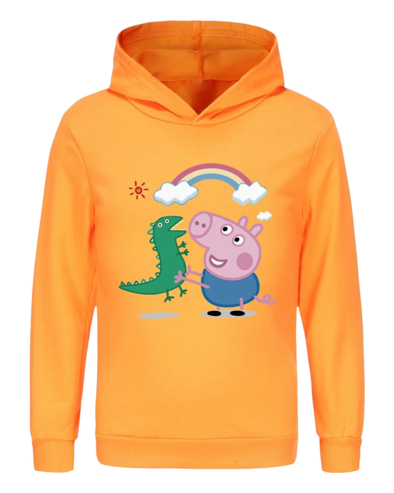 Boys' Graphic Hoodie with George Pig Design