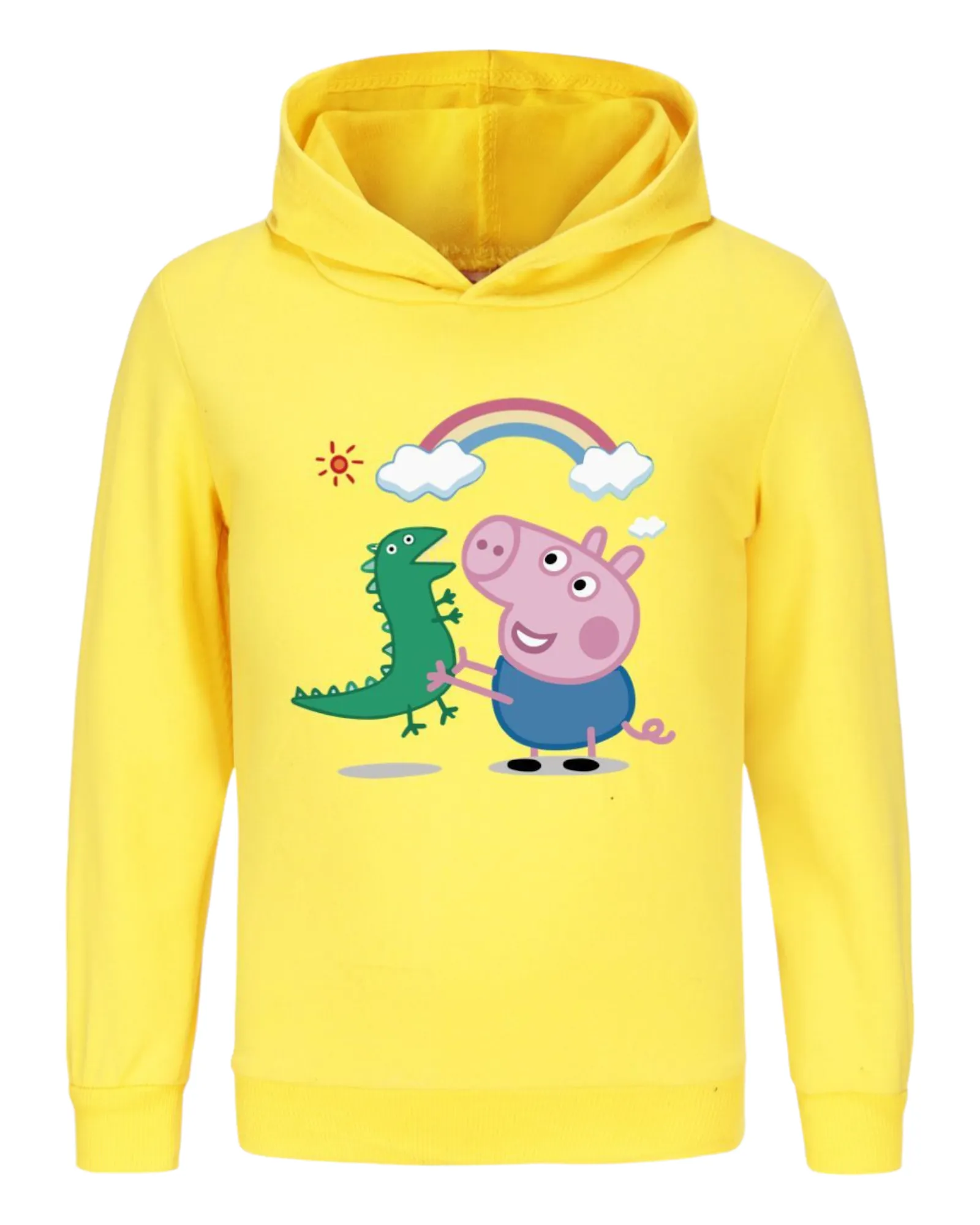 Boys' Graphic Hoodie with George Pig Design