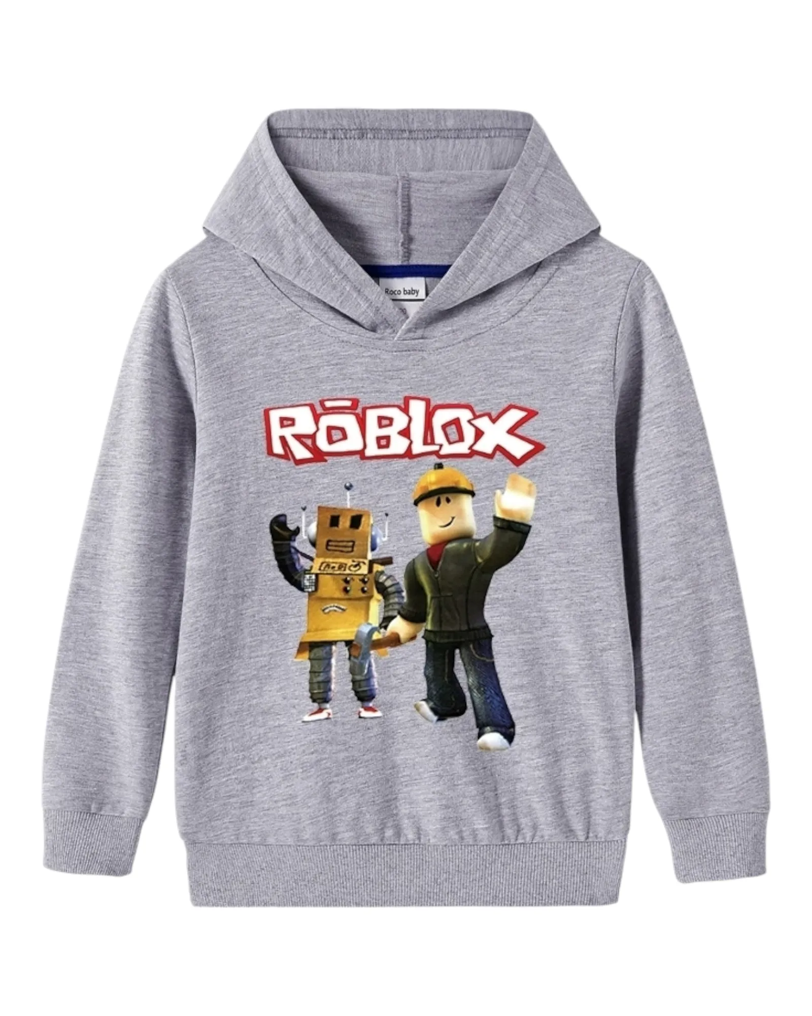 Boys' Graphic Hoodie with Roblox Design