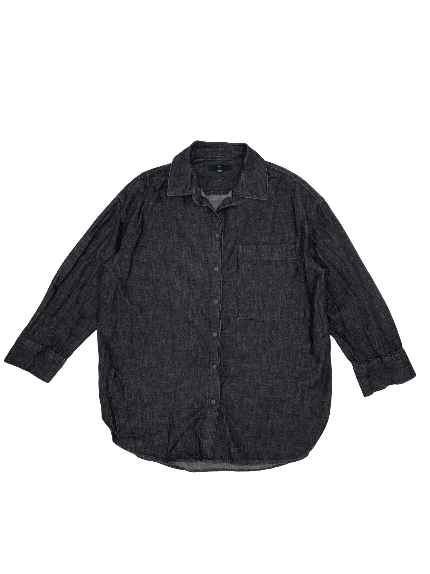 BR oversized denim button up - L