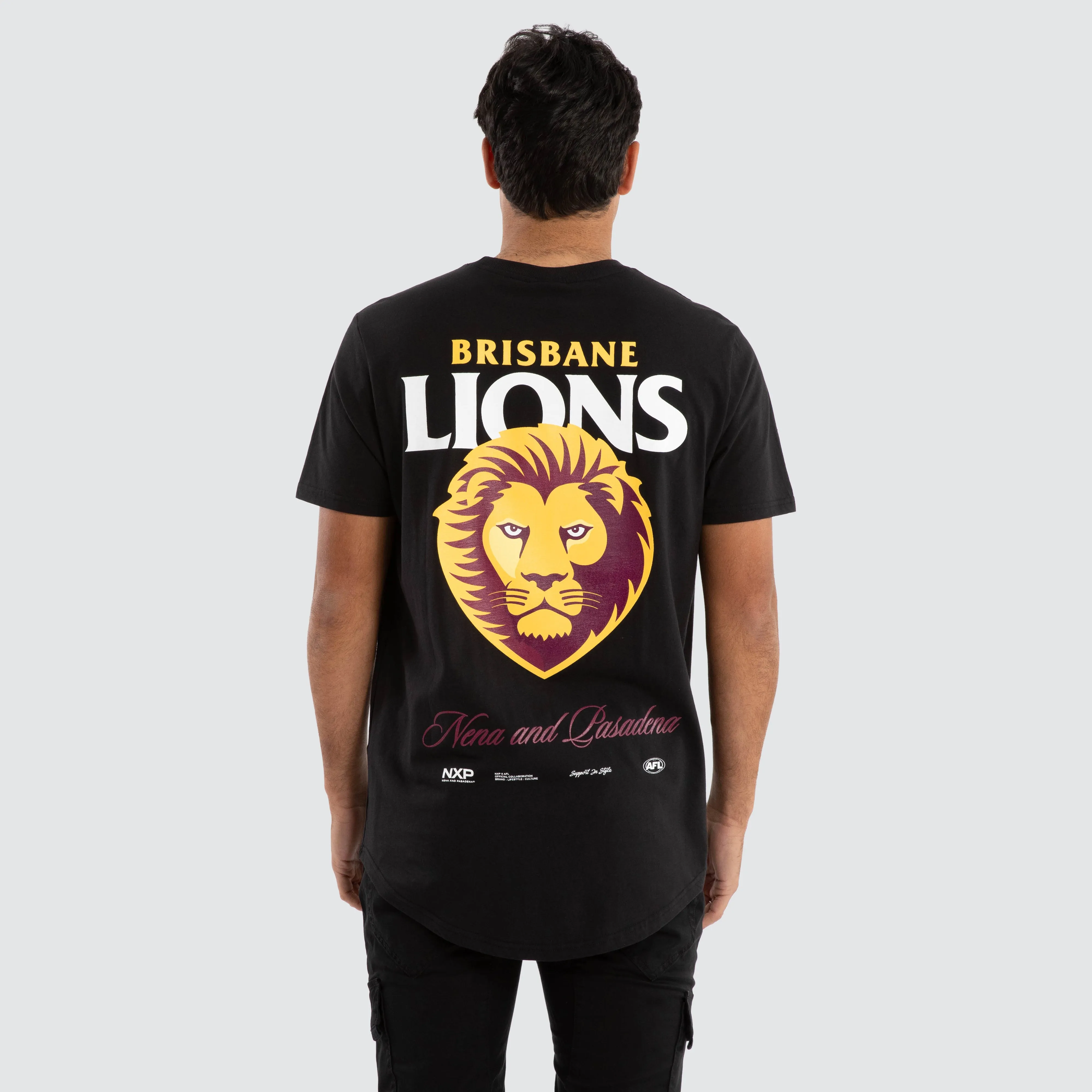 Brisbane Lions AFL Prime Tee Jet Black