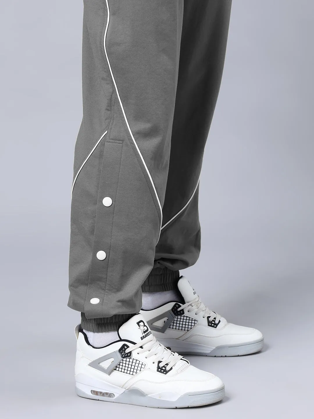 BROSSFINE CONTRAST JOGGERS (GREY)