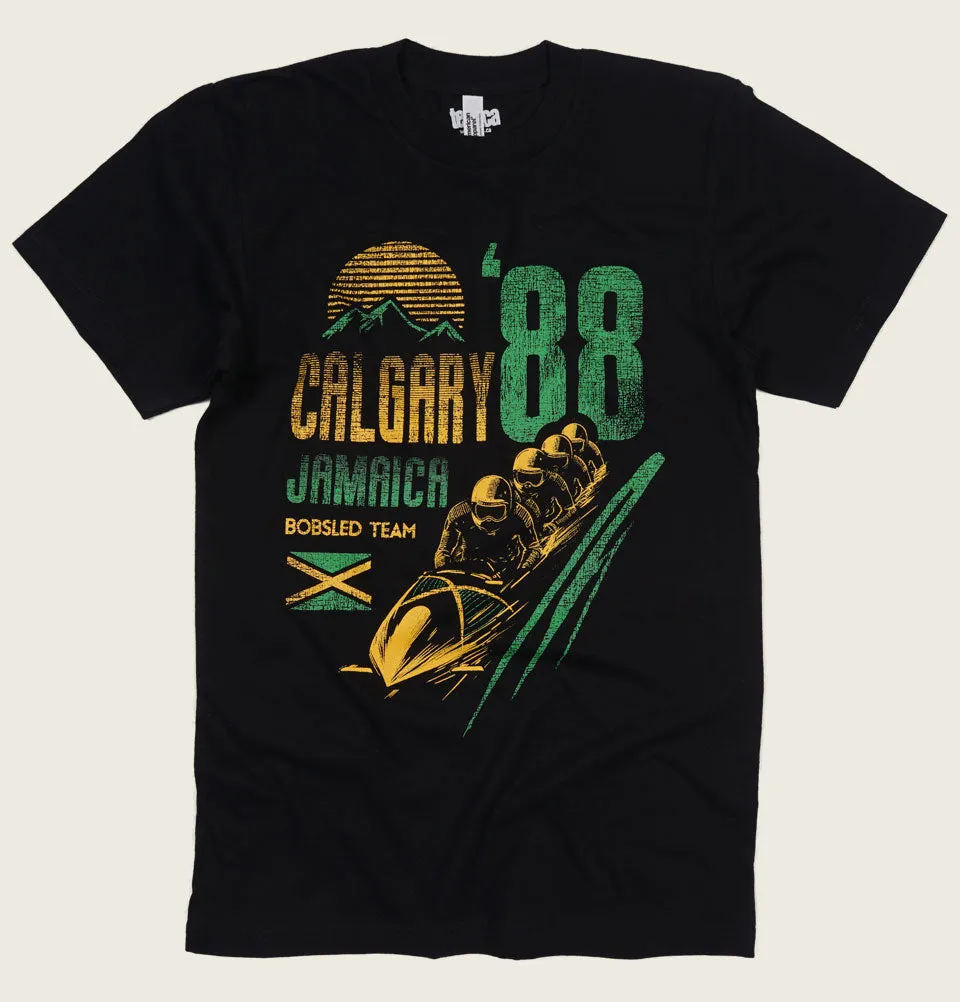 Calgary 88 Jamaican Bobsled Unisex T-shirt