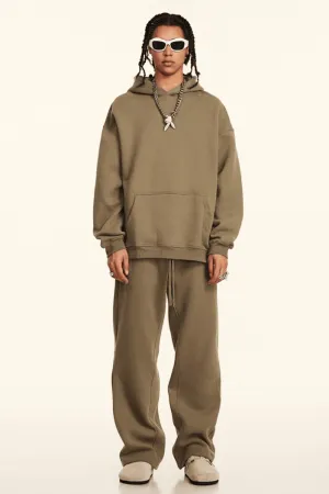 Caramel Oversized Hoodie and Jogger Set