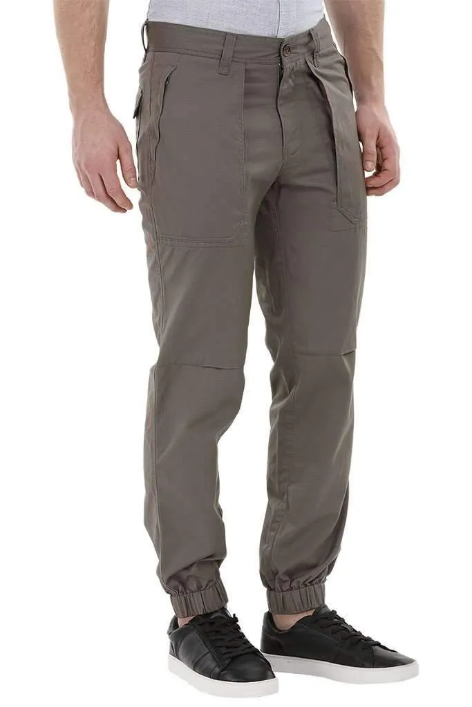 Cargo Cuff Jogger Grey Pants