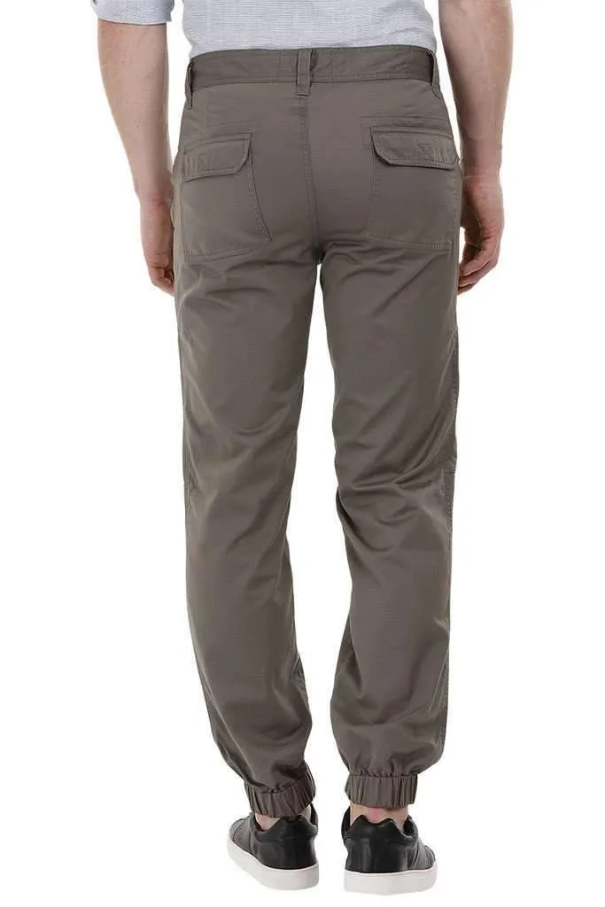 Cargo Cuff Jogger Grey Pants