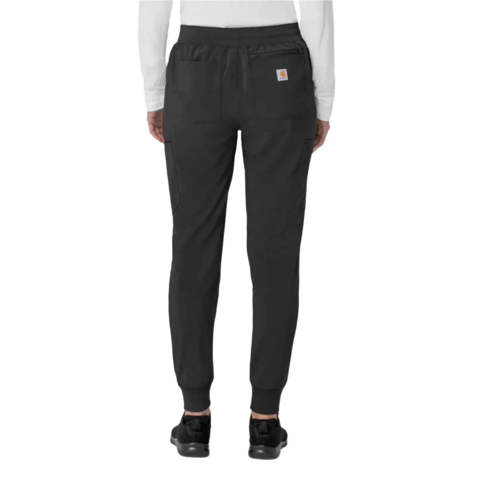 Carhartt Women's Force Cross Flex Cargo Jogger Scrub Pant - Black