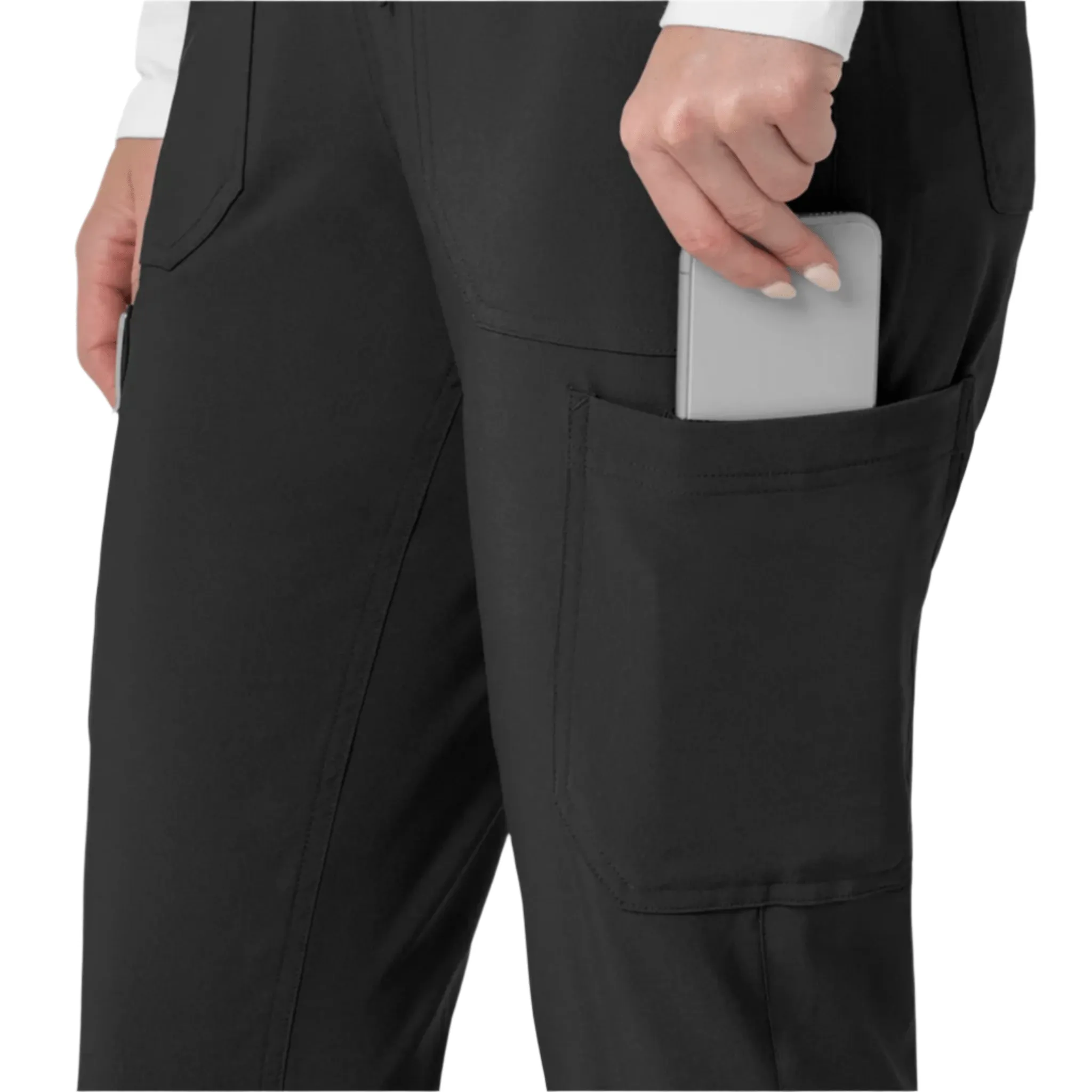 Carhartt Women's Force Cross Flex Cargo Jogger Scrub Pant - Black