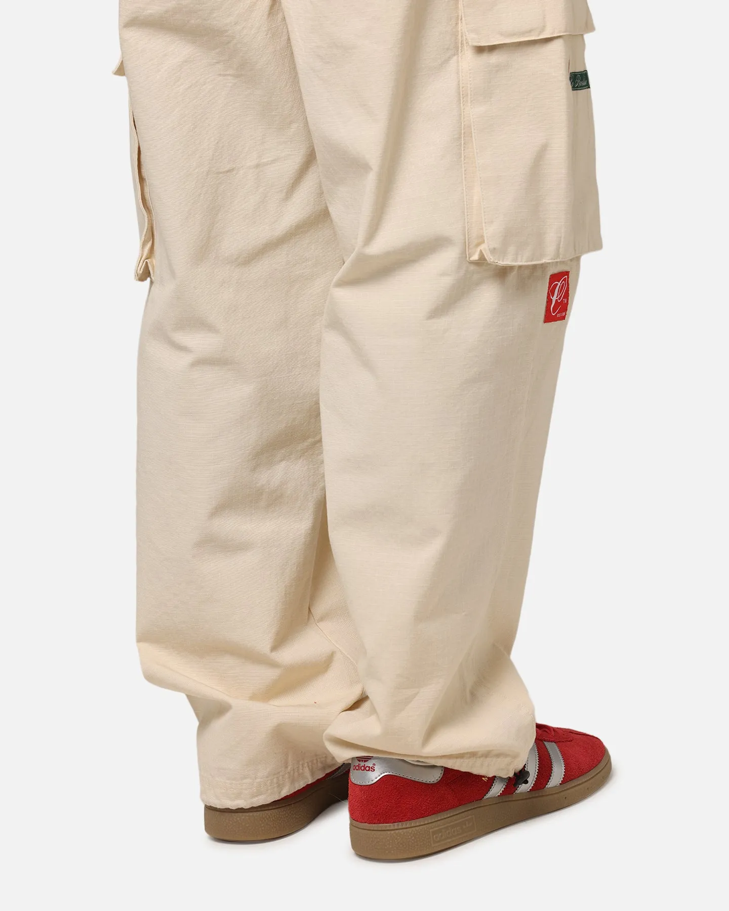 Carre Patchwork Cargo Jogger Cream