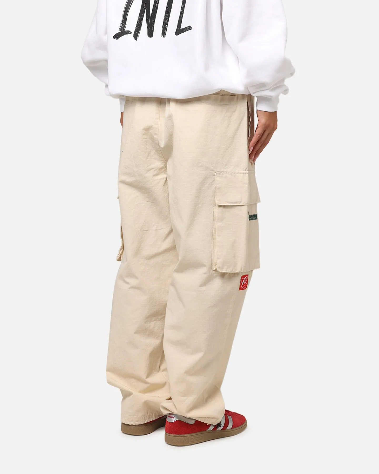Carre Patchwork Cargo Jogger Cream