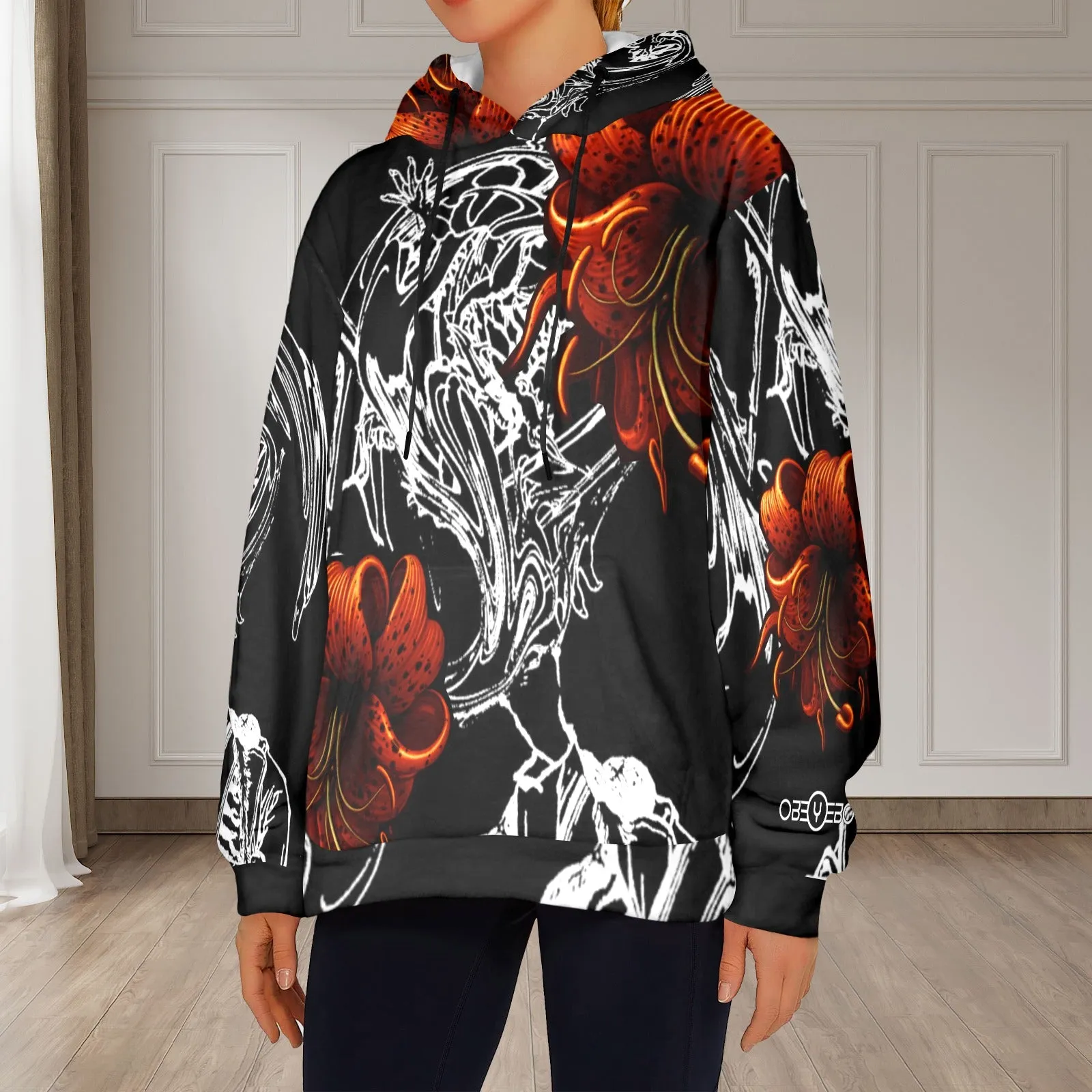 Chasing The Dragon Women's Flannel Hoodie v2