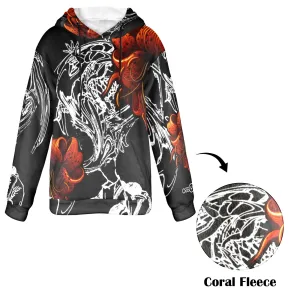 Chasing The Dragon Women's Flannel Hoodie v2