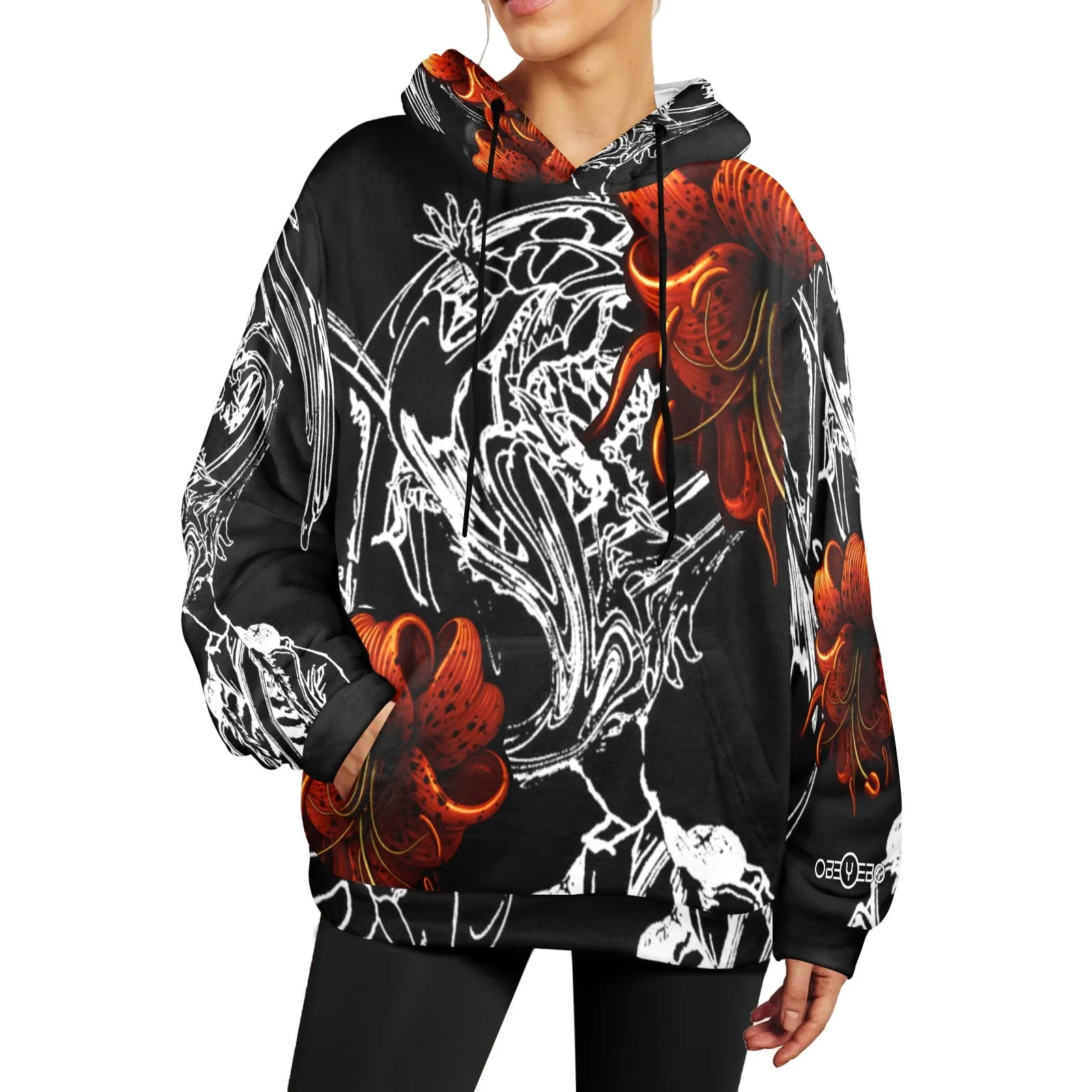 Chasing The Dragon Women's Flannel Hoodie v2