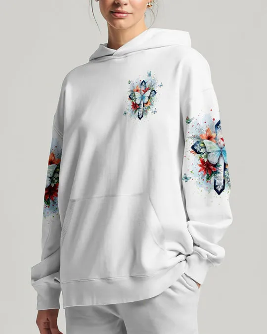 Christianartbag Clothing, With God All Things Are Possible Women's All Over Print Shirt, Graphic Hoodie, Christian Clothing, Christmas Gift, CABCT02141123.