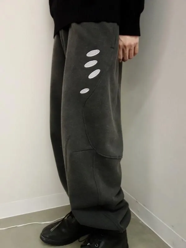 CIRCLE REFLECTOR SWEAT PANTS