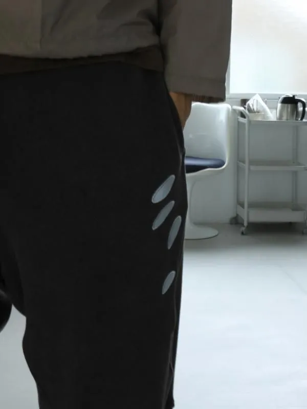CIRCLE REFLECTOR SWEAT PANTS