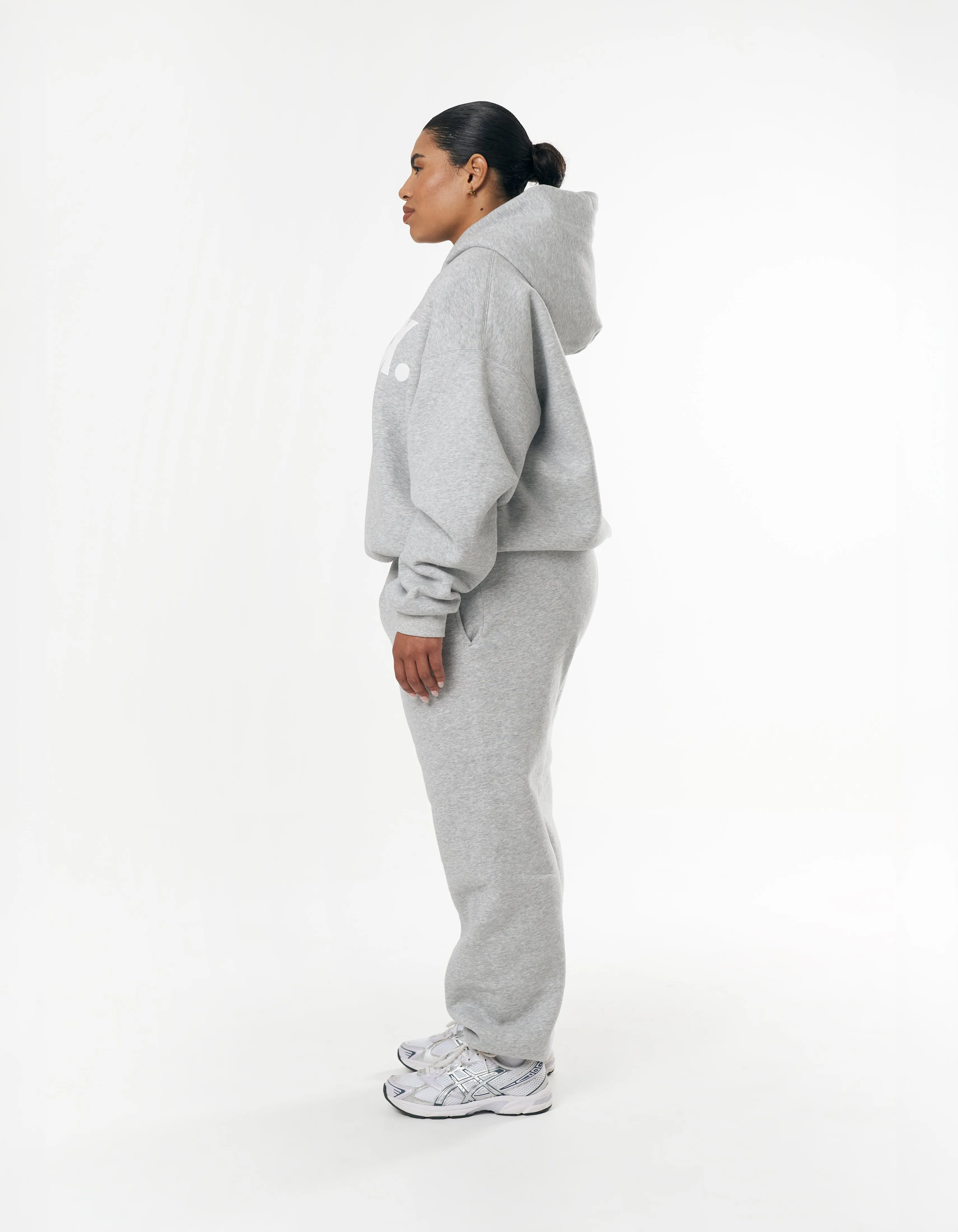 Classic Cuffed Jogger - Dark Grey Marle