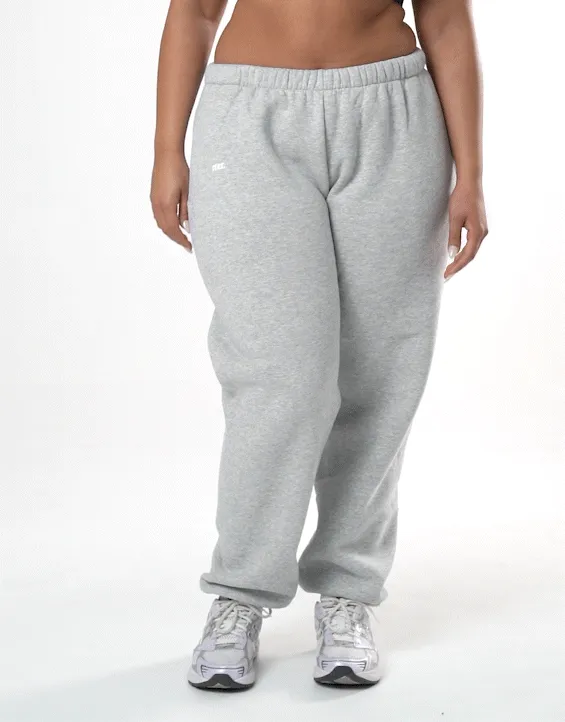 Classic Cuffed Jogger - Dark Grey Marle