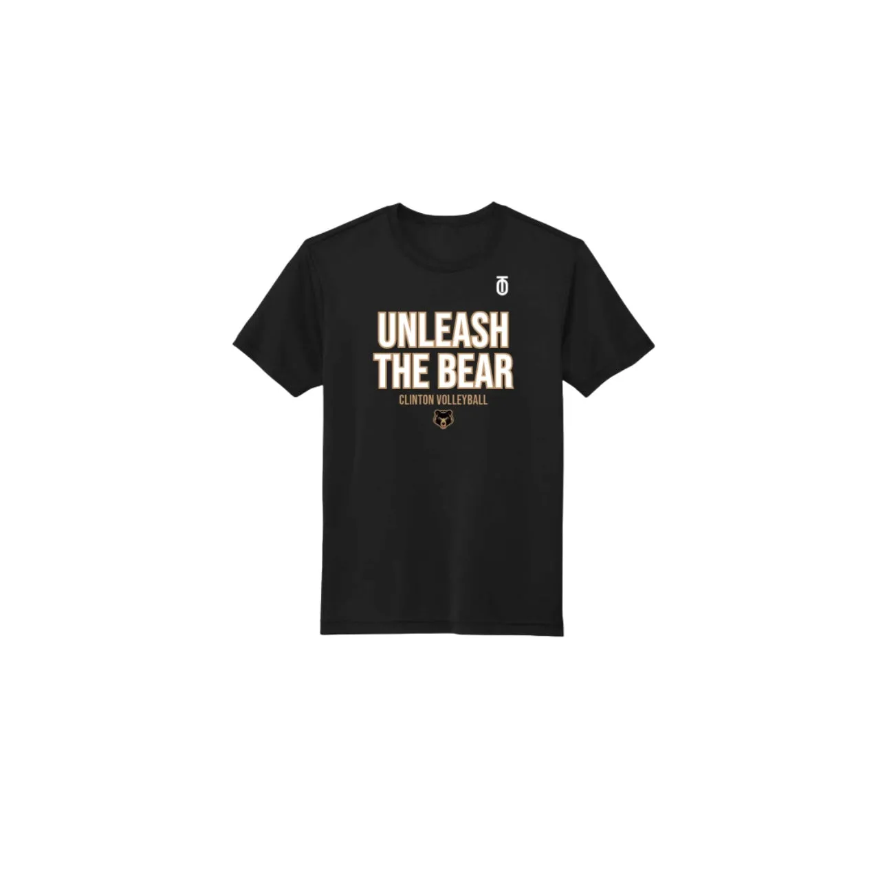 Clinton College Volleyball Team Dri Fit Shirts (Black & White)
