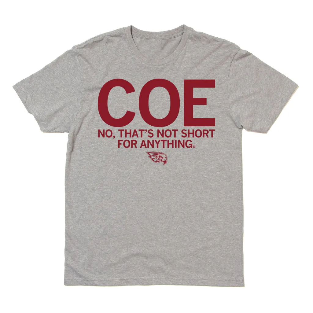 Coe: Not Short For Anything