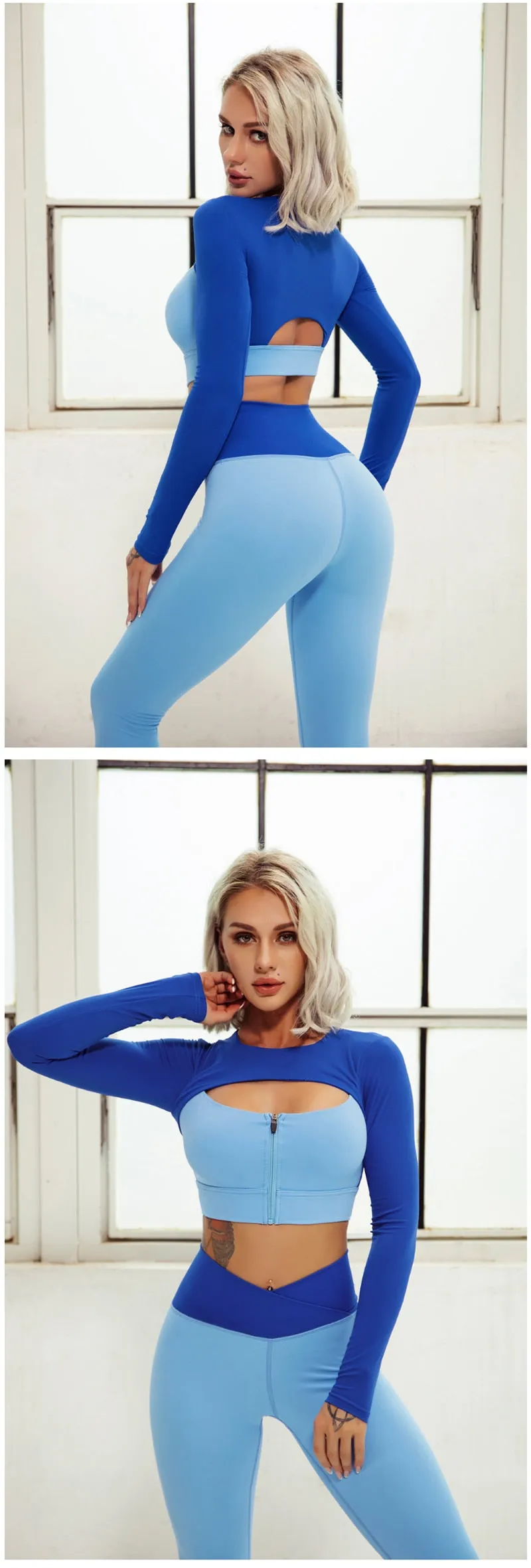 Color Block Fitness Set
