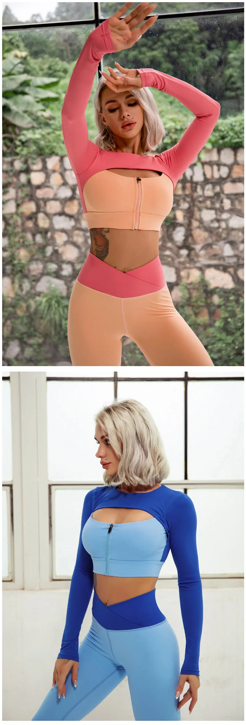 Color Block Fitness Set