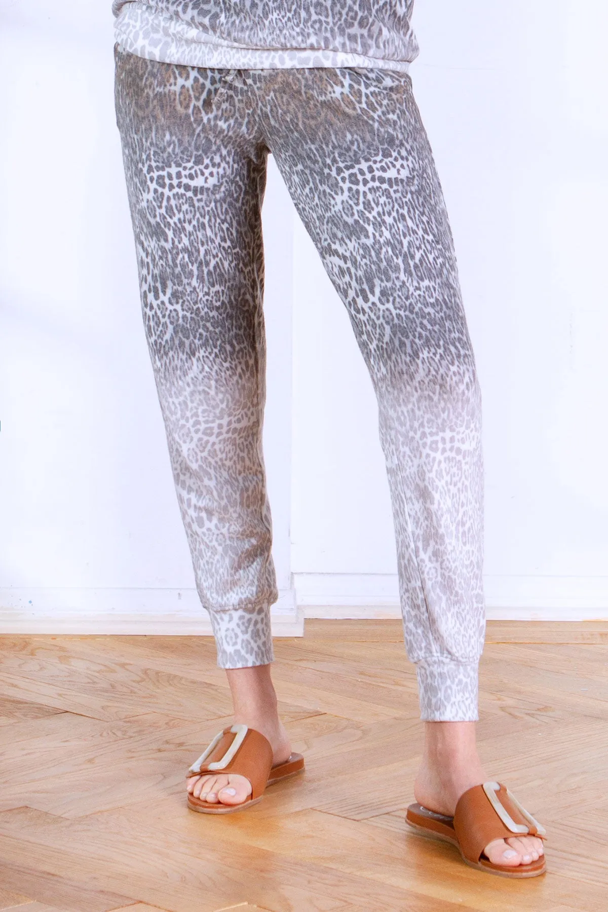 Cory Leopard Fade Joggers