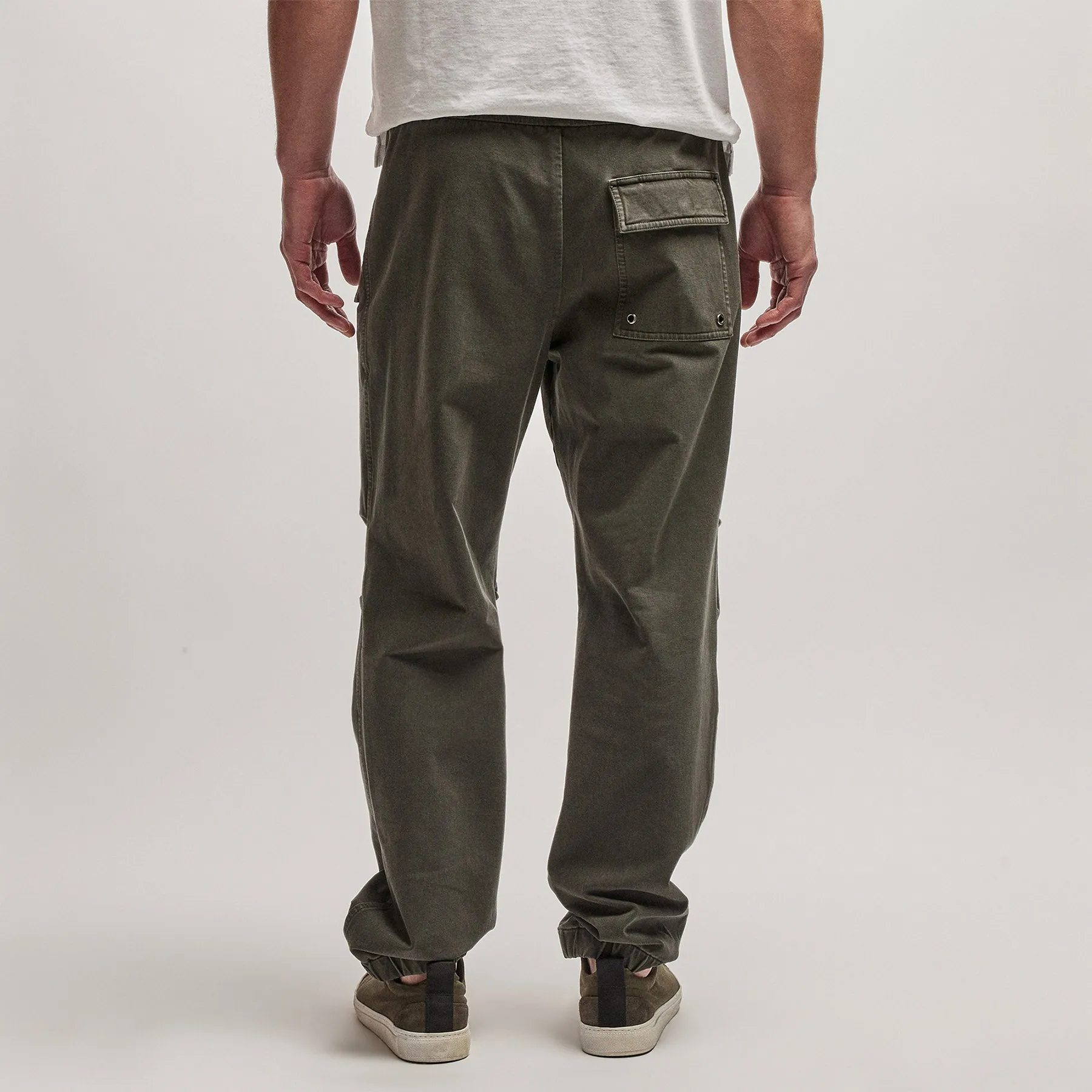 Cotton Terry Flight Pant - Dark Olive Pigment