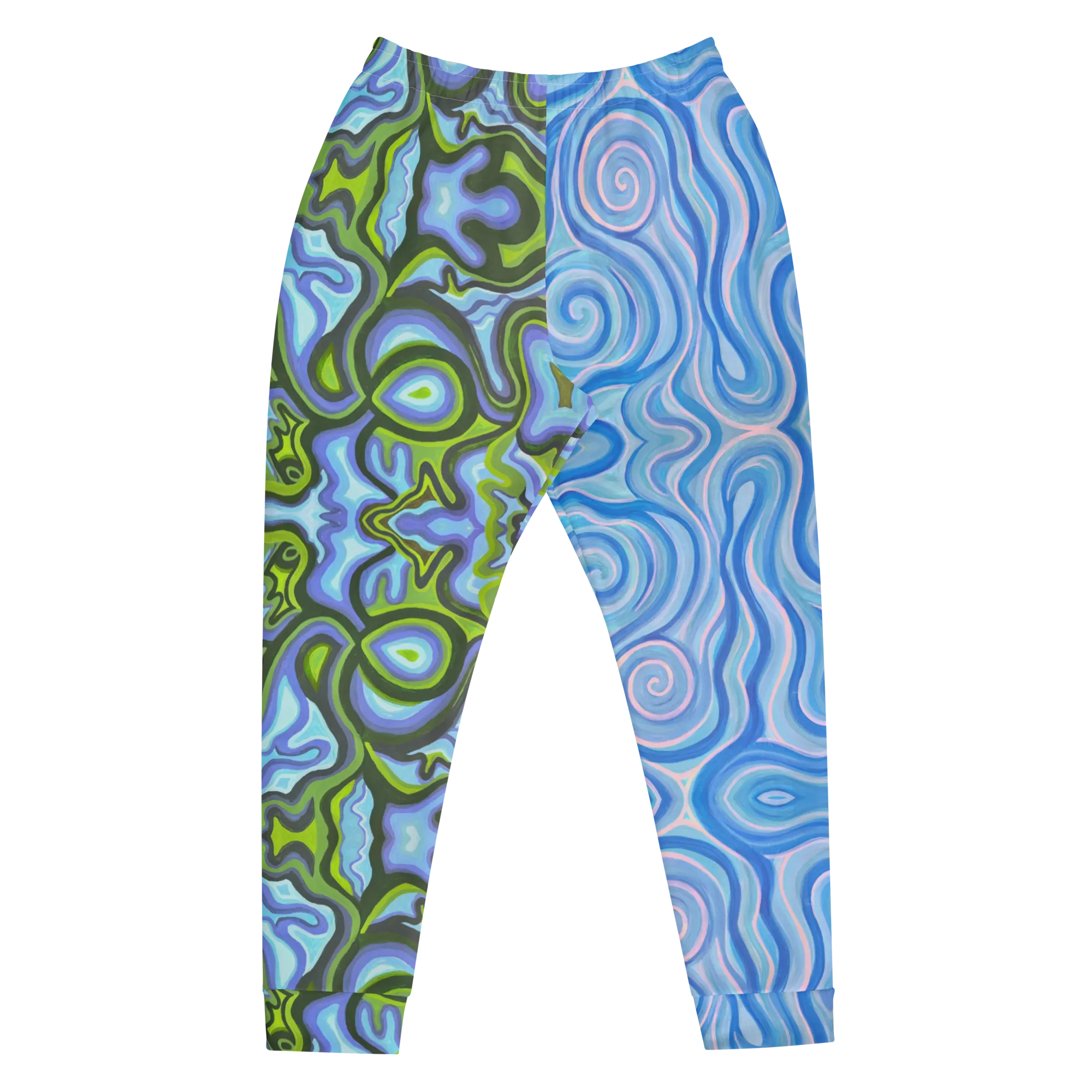 Cozy Slim Fit Joggers- "Gaia" x "Aqua"