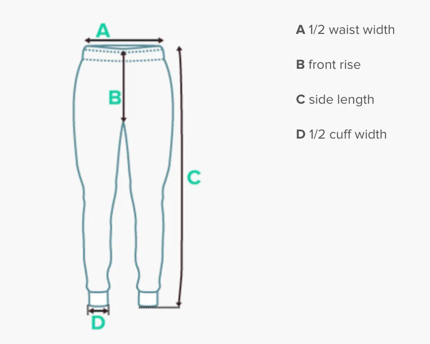 Cozy Slim Fit Joggers- "Gaia" x "Aqua"