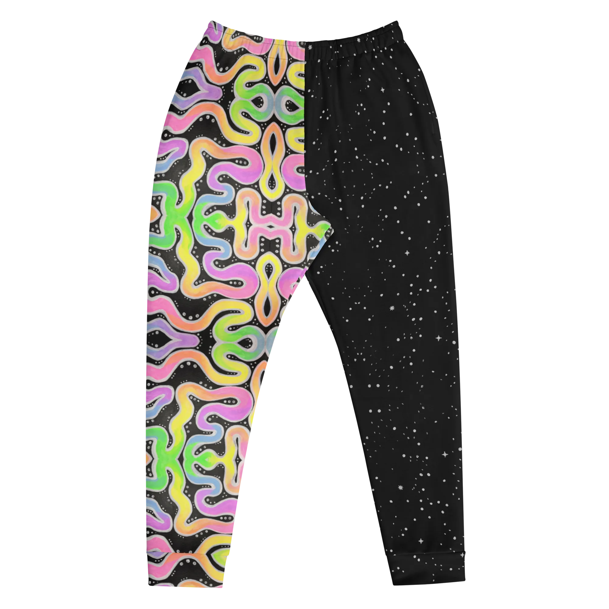 Cozy Slim Fit Joggers- "Neon Spaghetti" x "Stella"