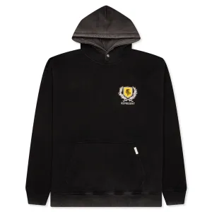Crest Hoodie - Vintage Black