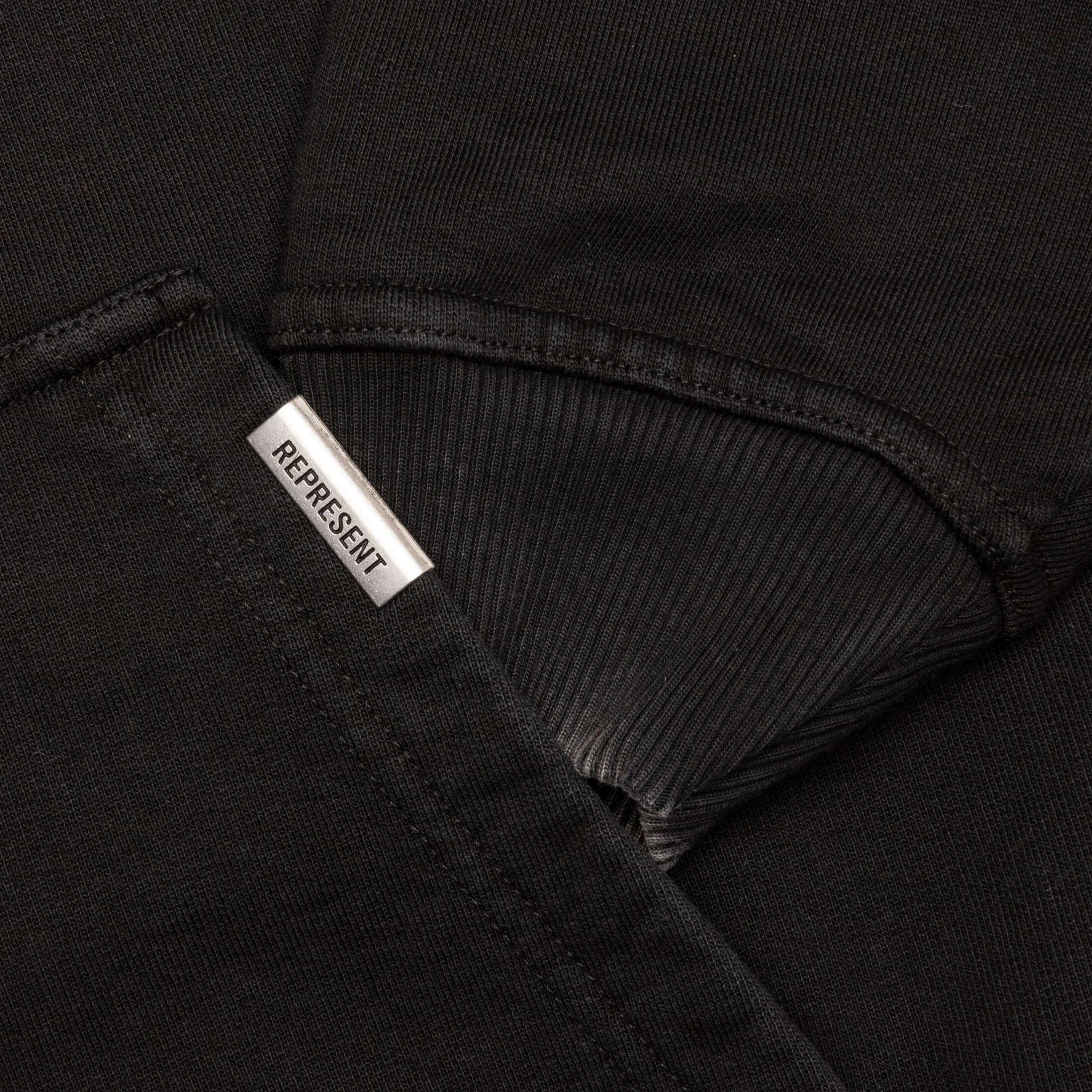 Crest Hoodie - Vintage Black