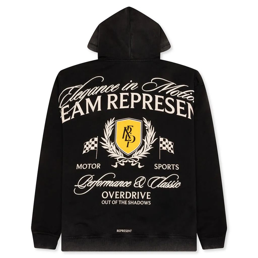 Crest Hoodie - Vintage Black