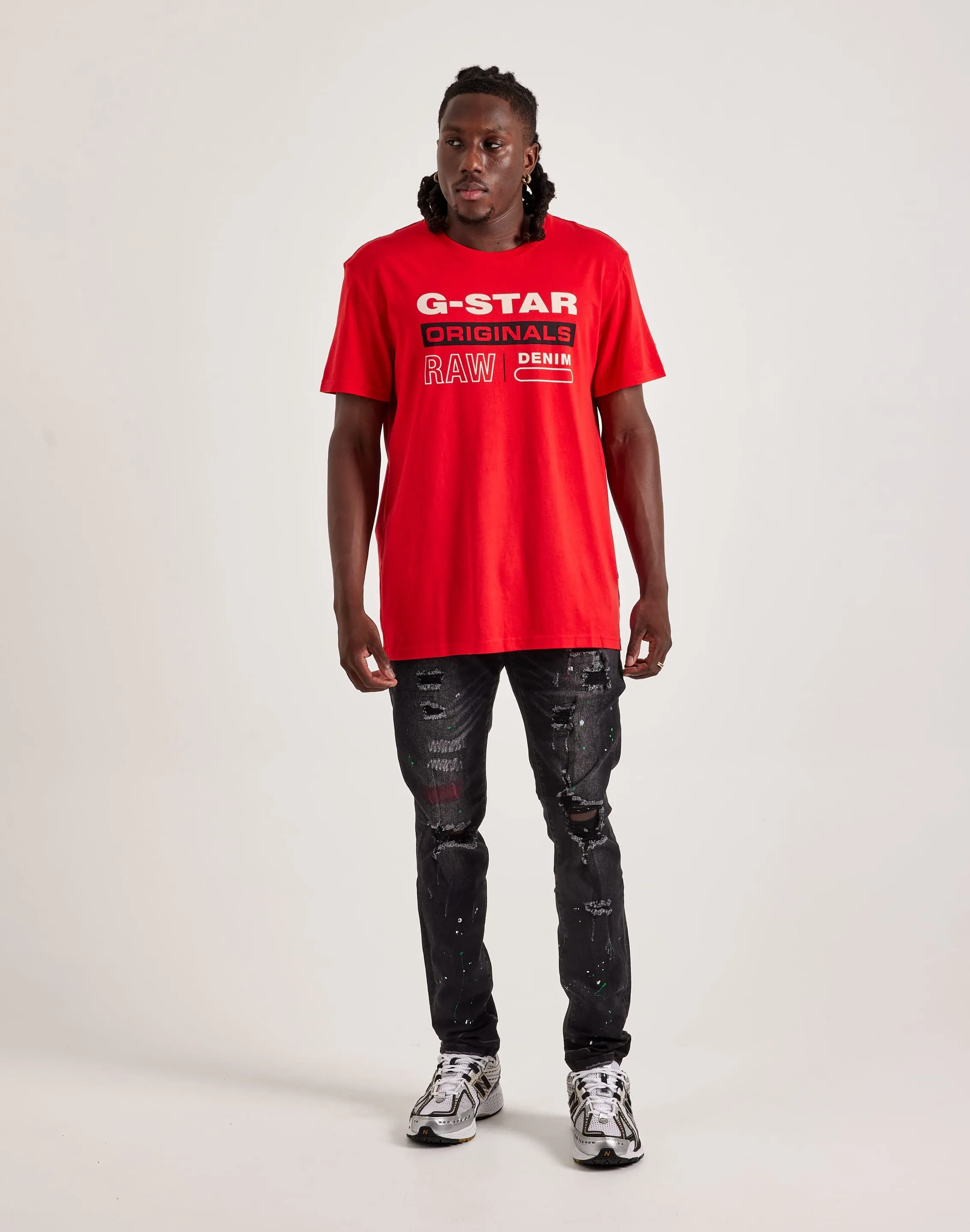 Crysp Denim Distressed Denim Jeans