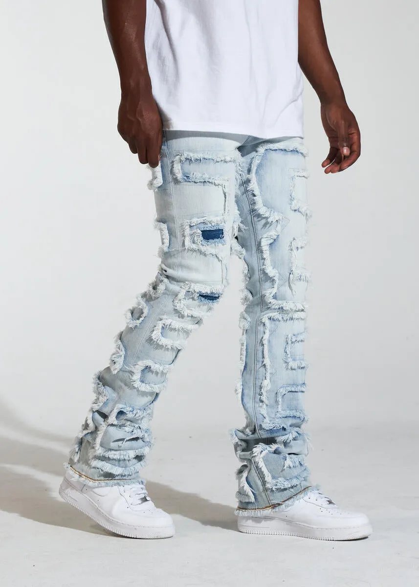 Crysp Denim Raven Stacked (Light Blue)