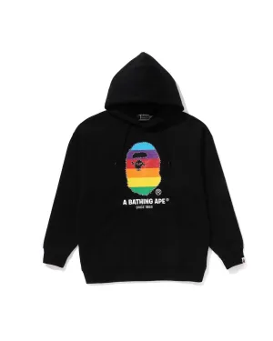 Crystal Ape Head Oversized Pullover Hoodie