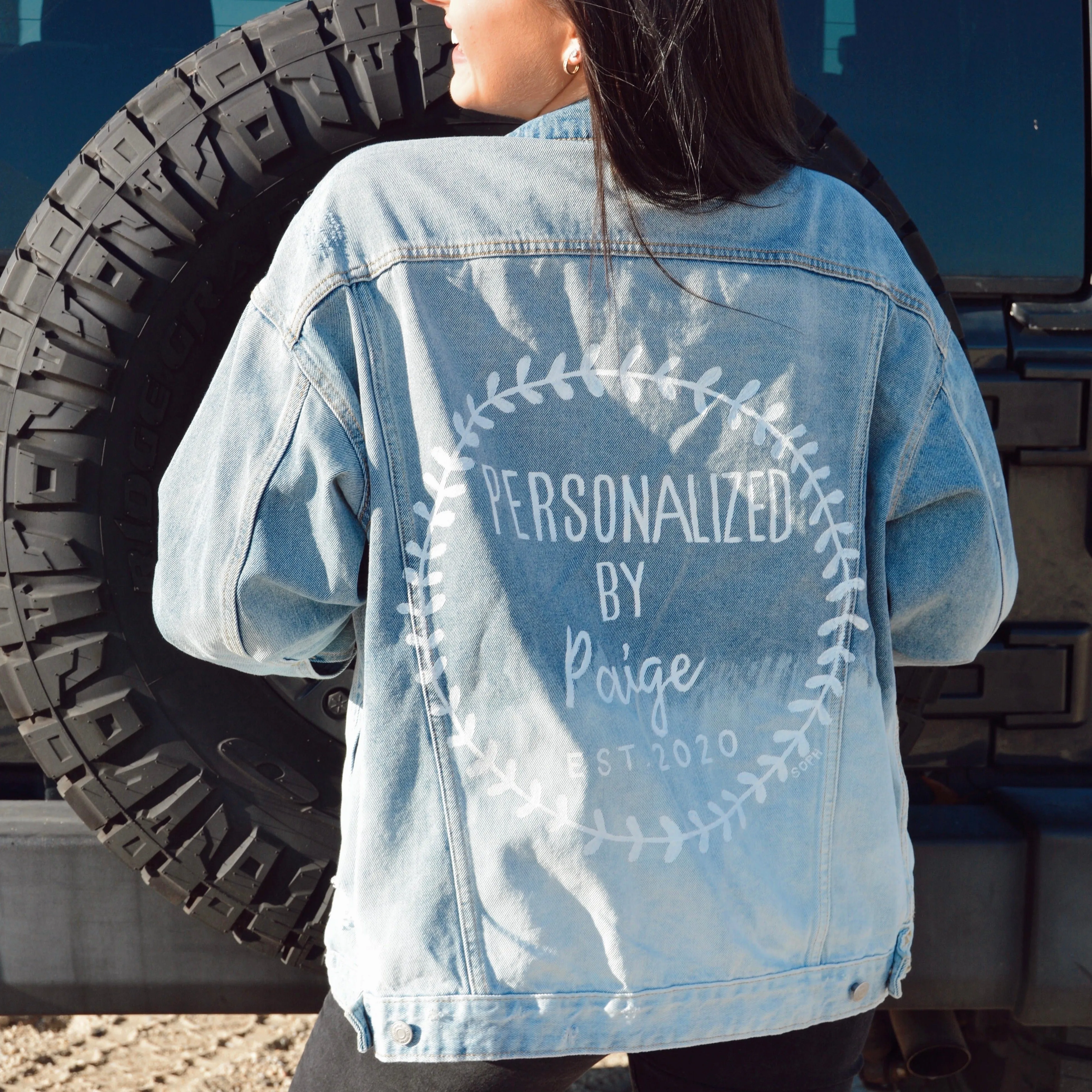 Custom Logo Denim Jacket
