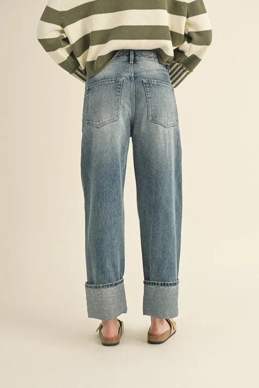 Dame Cuffed Jeans