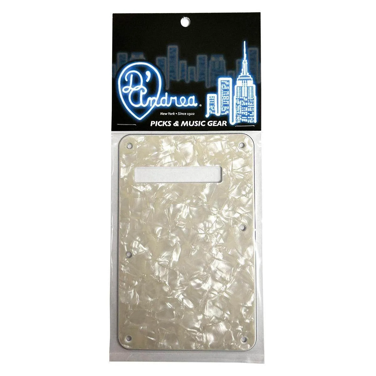 D'Andrea Backplate ~ S-Style ~ Vintage Pearl