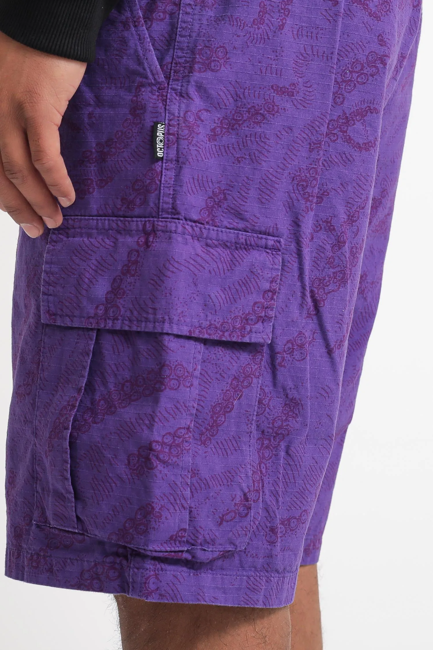 Deco Cargo Jogger Short - Purple