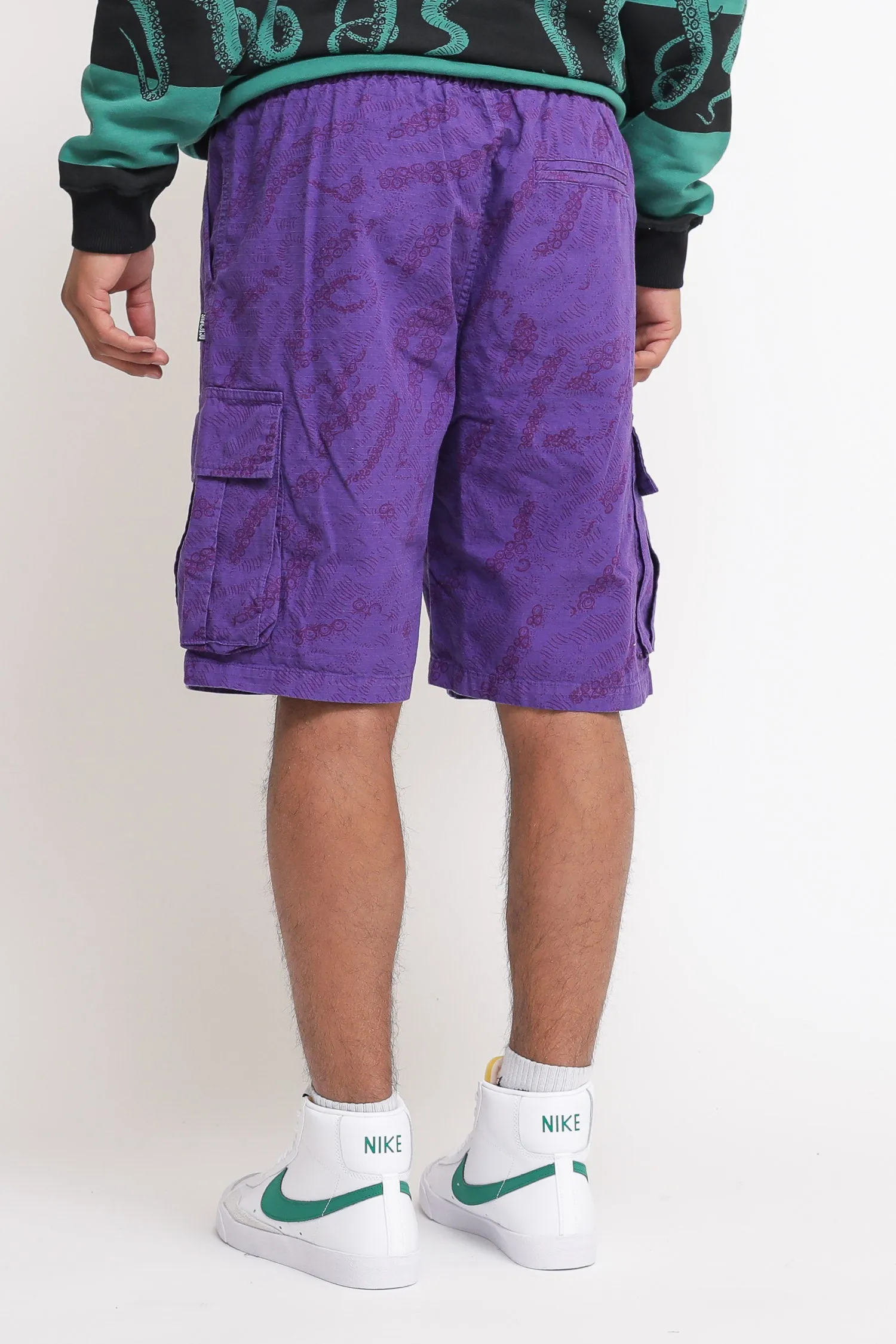 Deco Cargo Jogger Short - Purple