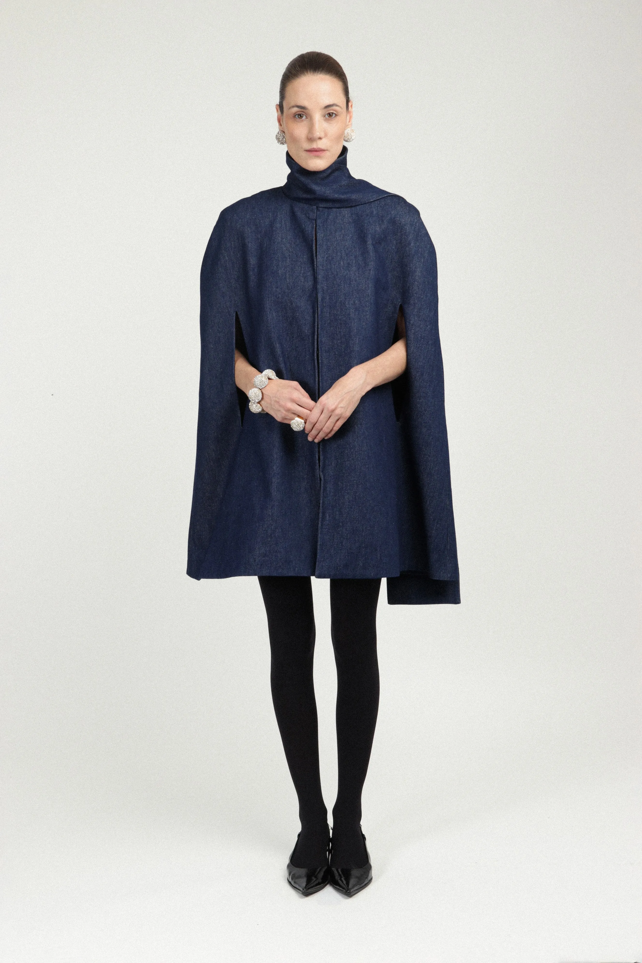 Denim Cape