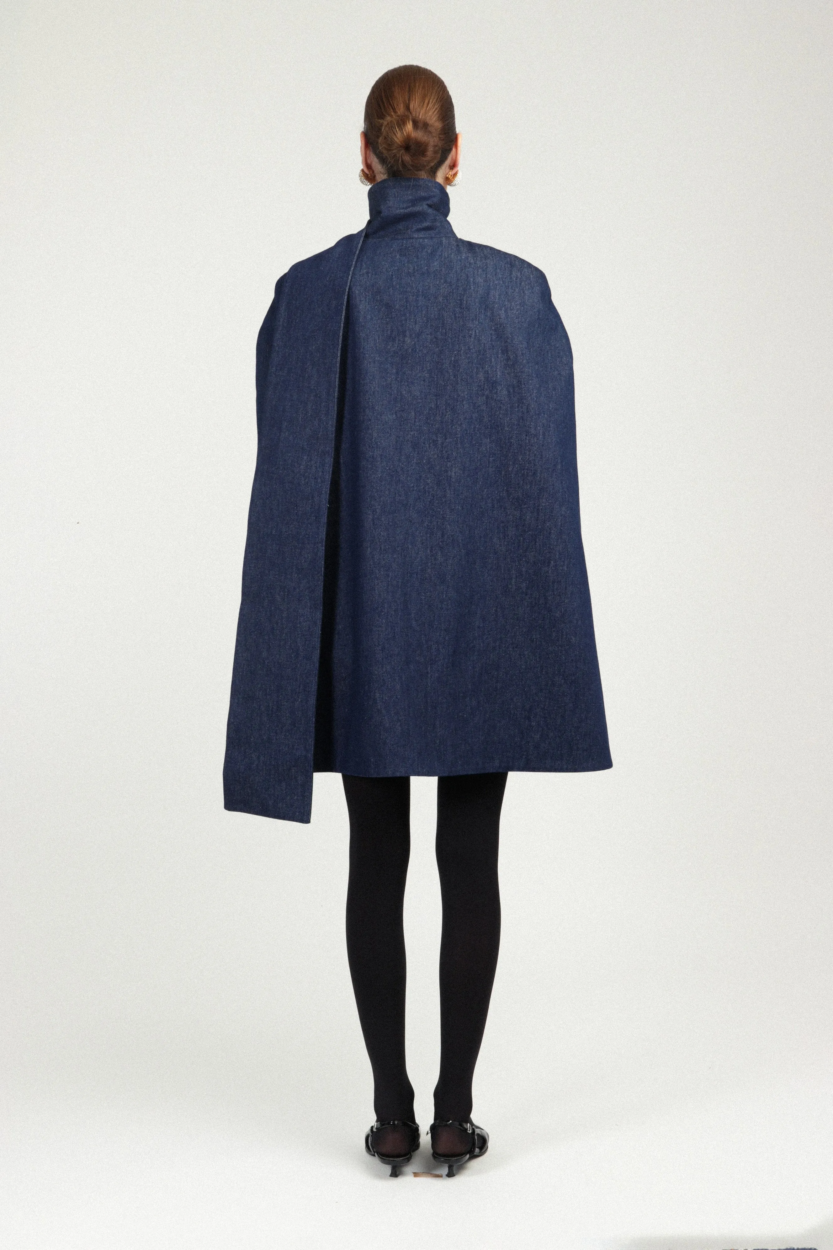 Denim Cape