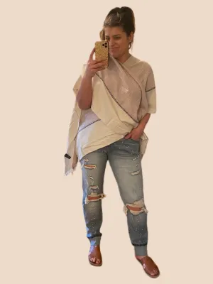 Distressed Boyfriend Denim